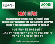 AGOIN VƯƠN TẦM QUỐC TẾ: KÝ KẾT HỢP TÁC CHIẾN LƯỢC CÙNG THÀNH PHỐ GOYANG - HÀN QUỐC